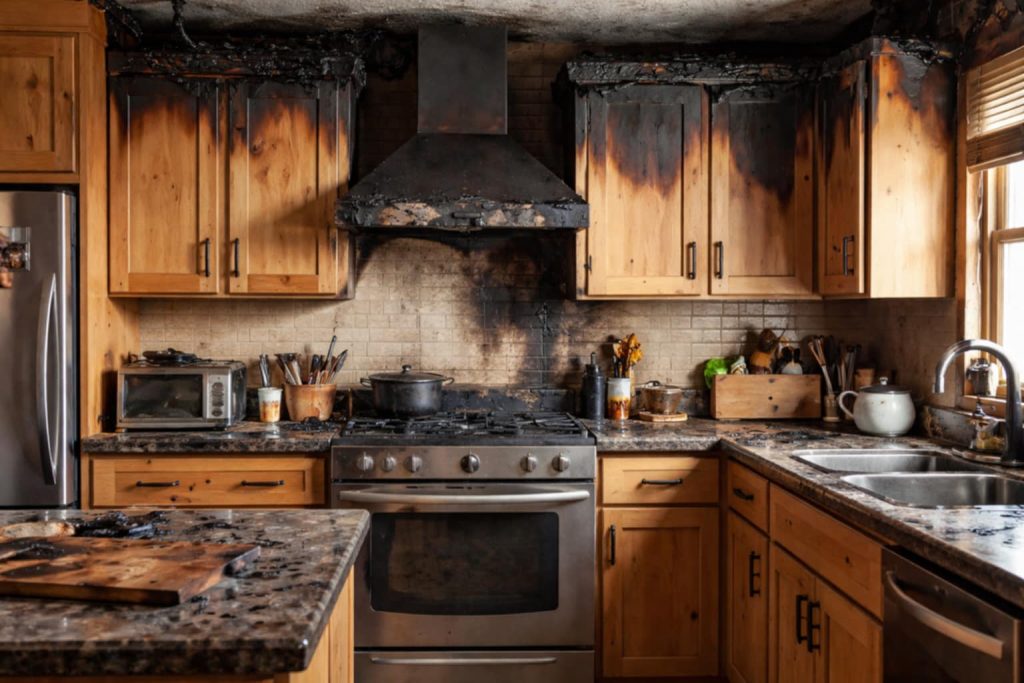 Údržba nábytku po požáru Požár v domácnosti je vždy náročná situace. I pokud oheň přímo nezasáhne veškeré vybavení, dřevěný nábytek bývá poškozen kouřem, sazemi, vysokou teplotou a často i vodou z hašení. Údržba dřevěného nábytku po požáru rozhoduje o tom, zda se podaří zachovat jeho vzhled a funkčnost, nebo zda dojde k nevratnému poškození. Dřevo je přírodní materiál, který reaguje na teplo i vlhkost, a proto je potřeba postupovat citlivě a systematicky. Údržba dřevěného nábytku po požáru začíná posouzením rozsahu poškození Než se pustíte do samotného čištění, je důležité nábytek důkladně zkontrolovat. Pokud je konstrukce pevná, dřevo není hluboce zuhelnatělé a nedošlo k výraznému zkroucení nebo popraskání, existuje velká šance na úspěšnou obnovu. Povrchové očazení a zápach po kouři lze většinou odstranit. Pokud však teplo narušilo strukturu materiálu nebo voda způsobila bobtnání a deformace, může být nutná odborná renovace. U hodnotného nebo starožitného nábytku je vždy lepší poradit se s odborníkem. Bezpečná údržba dřevěného nábytku po požáru Saze obsahují škodlivé látky, proto je při práci vhodné používat rukavice a respirátor. Prostor by měl být dobře větraný. Důležité je také nepodcenit správný postup čištění, aby nedošlo k dalšímu poškození povrchu. Údržba dřevěného nábytku po požáru – odstranění sazí ze dřeva Velkou chybou je začít hned s vodou. Saze by se rozmazaly a vytvořily tmavé mapy, které se později velmi obtížně odstraňují. Nejprve je potřeba suché čištění. Jemně, bez tlaku, odstraňte saze pomocí vysavače s měkkým nástavcem nebo speciální houby určené na čištění po požáru. Cílem je odstranit co nejvíce suchých nečistot ještě před použitím vlhkosti. Údržba dřevěného nábytku po požáru při vlhkém čištění povrchu Po odstranění suchých sazí lze přistoupit k jemnému očištění povrchu. Použijte lehce navlhčený hadřík a šetrný čisticí prostředek vhodný na dřevo. Hadřík by měl být opravdu jen vlhký, nikoliv mokrý. Dřevo snadno nasává vodu a nadměrná vlhkost může způsobit jeho deformaci. Po každém čištění je proto vhodné povrch ihned osušit suchým hadrem. Údržba dřevěného nábytku po požáru a odstranění zápachu kouře Zápach bývá po požáru jedním z největších problémů. Kouř proniká hluboko do struktury materiálu a může přetrvávat dlouhou dobu. V lehčích případech pomůže důkladné větrání a použití prostředků pohlcujících pachy, například jedlé sody nebo aktivního uhlí umístěného v blízkosti nábytku. Pokud je zápach výrazný, může být nutné lehké přebroušení povrchu a obnovení ochranné vrstvy. Další kroky pro údržbu dřevěného nábytku po požáru a obnovu povrchu Vysoké teploty mohou poškodit lak, olej nebo vosk na povrchu dřeva. Pokud je nátěr zmatnělý, popraskaný nebo nerovnoměrný, pomůže jemné přebroušení a nanesení nové ochranné vrstvy. U masivního dřeva bývá renovace úspěšná. U dýhovaného nábytku je potřeba postupovat velmi opatrně, aby nedošlo k poškození tenké vrchní vrstvy. Kdy běžná údržba dřevěného nábytku po požáru nestačí Pokud byl prostor hašen vodou, je zásadní zajistit důkladné vysušení místnosti. Vysoká vlhkost může vést k plísním nebo dalším deformacím dřeva. Ideální je udržovat stabilní prostředí a nábytek pravidelně kontrolovat. Rychlá reakce a správný postup výrazně zvyšují šanci na záchranu nábytku. Údržba dřevěného nábytku po požáru vyžaduje trpělivost, citlivý přístup a respekt k materiálu. V případě rozsáhlého poškození nebo u hodnotných kusů je vždy rozumné obrátit se na odborníky.